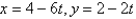 Select the curve by using the parametric equations to plot the points.   A)    B)    C)    D)    E)   