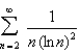 Determine whether the given series is convergent or divergent.  