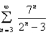 Use the Comparison Test to determine whether the series is convergent or divergent.  