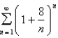 Determine whether the given series converges or diverges.If it converges,find its sum.   A)    B)    C)  1 D)  Diverges