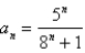 Determine whether the sequence defined by   converges or diverges.If it converges,find its limit. A)  1 B)  0 C)    D)  Diverges