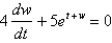 Solve the differential equation.   A)    B)    C)    D)    E)  None of these