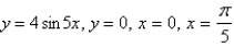 Find the centroid of the region bounded by the given curves.   A)    B)    C)    D)    E)   