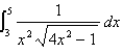Use the Table of Integrals to evaluate the integral to three decimal places.  