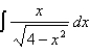 Find the integral using an appropriate trigonometric substitution.   A)    B)    C)    D)   