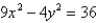 Find the area of the region bounded by the hyperbola   and the line  x = 6. 