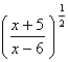 Use the laws of logarithms to expand the expression. ln   A)    ln   B)    ln (x + 5) -   ln (x - 6)  C)    ln [(x + 5) (x - 6) ] D)    ln  