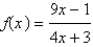 Find a formula for the inverse of the function.   A)    B)    C)    D)    E)   