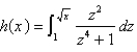 Use Part 1 of the Fundamental Theorem of Calculus to find the derivative of the function.   A)    B)    C)    D)    E)  none of these