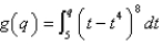 Use Part 1 of the Fundamental Theorem of Calculus to find the derivative of the function.   A)    B)    C)    D)    E)   