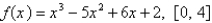 Verify that the function satisfies the three hypotheses of Rolle's Theorem on the given interval.Then find all numbers c that satisfy the conclusion of Rolle's Theorem   A)    B)    C)    D)    E)   