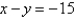 Find equations of the tangent lines to the curve   that are parallel to the line   .  a.    b.    c.    d.    e.  