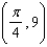 Find an equation of the tangent line to the curve   at the point   