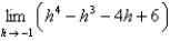 Find the limit   . A)  12 B)  -12 C)  6 D)  -1