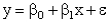 In regression analysis, the model in the form   is called A) regression equation B) correlation equation C) estimated regression equation D) regression model