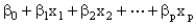 The mathematical equation relating the expected value of the dependent variable to the value of the independent variables, which has the form of E(y)  =   is A) a simple linear regression model B) a multiple nonlinear regression model C) an estimated multiple regression equation D) a multiple regression equation