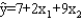 A multiple regression model has the form   As x<sub>1</sub> increases by 1 unit (holding x<sub>2</sub> constant) , y is expected to A) increase by 9 units B) decrease by 9 units C) increase by 2 units D) decrease by 2 units