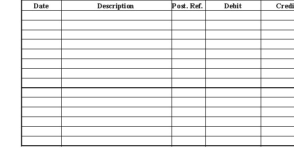 Prepare the December 31 adjusting entries for the following transactions. Omit explanations. 1. Fees accrued but not billed, $6,300 2. The Supplies account balance on December 31, $4,750; Supplies on hand, $960 3. Wages accrued but not paid, $2,700 4. Depreciation of office equipment, $1,650 5. Rent expired during year, $10,800  