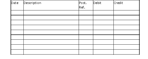 Journalize the following transactions for Lucite Company. November 14 Received a $4,800.00, 90-day, 9% note from Alan Albertson in payment of his account. December 31 Accrued interest on the Albertson note. February 12 Received the amount due from Albertson on his note.  