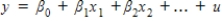 In the multiple regression model   , if x<sub>1</sub> is correlated with u but the other independent variables are uncorrelated with u, then all of the OLS estimators are generally consistent.