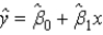 What does the equation   denote if the regression equation is   ? A) The explained sum of squares B) The total sum of squares C)  The sample regression function D)  The population regression function