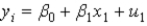 The explained sum of squares for the regression function,   , is defined as _____. A)    B)    C)    D)   