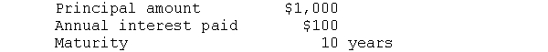 A high-yield bond has the following terms:    a. What is the bond's price if comparable debt yields 12 percent? b. What would be the price if comparable debt yields 12 percent and the bond matures after five years? c. What are the current yields and yields to maturity in a and b? d. What would be the bond's price in a and b if interest rates declined to 9 percent? e. What are the current yield and yield to maturity in d?