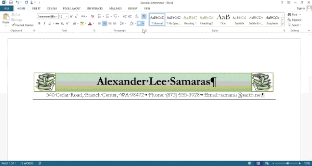   -In Word,the term,____________________,refers to returning the formatting to the Normal style.
