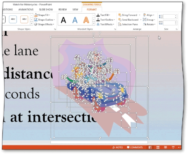   -When you ____ a clip art picture,PowerPoint breaks it into its component objects,as shown in the accompanying figure. A)  regroup B)  split C)  ungroup D)  merge