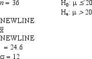 Exhibit 9-1   -Refer to Exhibit 9-1. The p-value is A) 0.5107 B) 0.0214 C) 0.0107 D) 2.1