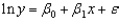 Consider the following data.   Use Excel's Regression Tool to estimate a general linear model of the form  