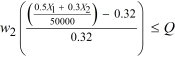 An investor wants to invest $50,000 in two mutual funds,A and B.The rates of return,risks and minimum investment requirements for each fund are: Note that a low Risk rating means a less risky investment.The investor wants to maximize the expected rate of return while minimizing his risk.Any money beyond the minimum investment requirements can be invested in either fund.The investor has found that the maximum possible expected rate of return is 11.4% and the minimum possible risk is 0.32. The following Excel spreadsheet has been created to solve a goal programming problem with a MINIMAX objective based on the following goal programming formulation with MINIMAX objective and corresponding solution. MINIMIZE Q Subject to: <sup>X</sup><sub>1 </sub><sup>+ X</sup><sub>2 </sub><sup>= 50000</sup> X<sub>1 </sub>≥ 20000 X<sub>2 </sub>≥ 10000 X<sub>i </sub>≥ 0 for all i,Q ≥ 0 with solution X<sub>1</sub>,X<sub>2</sub>)= 15,370,34,630). What values should go in cells B2:D14 of the spreadsheet?