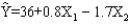 Exhibit 16-4 In a laboratory experiment, data were gathered on the life span (Y in months)  of 33 rats, units of daily protein intake (X<sub>1</sub>) , and whether or not agent X<sub>2</sub> (a proposed life extending agent)  was added to the rats diet (X<sub>2</sub> = 0 if agent X<sub>2</sub> was not added, and X<sub>2</sub> = 1 if agent was added.)  From the results of the experiment, the following regression model was developed.   Also provided are SSR = 60 and SST = 180. -Refer to Exhibit 16-4. The multiple coefficient of determination is A) 0.2 B) 0.5 C) 0.333 D) 5