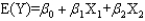 Exhibit 15-4 a.   b.   c.   d.   -Which equation describes the multiple regression equation? A) Equation A B) Equation B C) Equation C D) Equation D