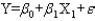 The following model   Is referred to as a A) curvilinear model B) curvilinear model with one predictor variable C) simple second-order model with one predictor variable D) simple first-order model with one predictor variable