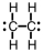 Which of the following is the correct Lewis structure for C<sub>2</sub>H<sub>4</sub>? A)    B)    C)    D)   