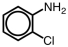 Which of the following is the correct name for the compound shown?   A)  2-chlorophenol B)  2-chlorotoluene C)  2-chloroaniline D)  1-chloroaniline