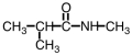 Which of these amides has the lowest melting point? A)    B)    C)    D)   