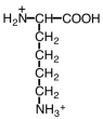 Which of the following is the best representation of an lysine in an aqueous solution at pH = 12? A)    B)    C)    D)   