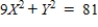 <strong>Suppose a production possibilities frontier can be expressed as what is the opportunity cost of going from 1 unit of X to 2 units of X (in terms of units of Y)?</strong> A) 45 B) C) D) 1