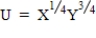 <strong>Which of the following functional forms for utility suggests the greatest substitution effect when starting at the point where </strong> A) B) C) D)