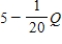 <strong>If an unregulated electric company is a monopolist and faces demand of Q = 50 - 10P,its marginal revenue function is given by</strong> A)  B)   C)   D)   <div style=padding-top: 35px> 