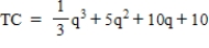 <strong>Suppose a chemical company is in a perfectly competitive industry and has a short run total cost curve of   and a short run marginal cost of SMC = q<sup>2</sup> + 10q + 10.At the price of 385,how much will be produced?</strong> A)0 B)3 C)5 D)15 <div style=padding-top: 35px> 