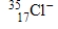 How many electrons does the ion   have? A) 18 B) 36 C) 16 D) 34 E) 19