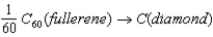 Given the following data,calculate the standard enthalpy of reaction for the conversion of buckminsterfullerene (C<sub>60</sub>) into diamond:   C(graphite) → C(diamond) ; ΔH° = +1.897 kJ 60C(graphite) → C<sub>60</sub>(fullerene) ; ΔH° = +2193 kJ A) -35 kJ B) 35 kJ C) −2191 kJ D) 2191 kJ E) 38 kJ