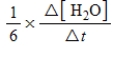 For the reaction 6CH<sub>2</sub>O(aq) + 4NH<sub>3</sub>(aq) → (CH<sub>2</sub>) <sub>6</sub>N<sub>4</sub>(aq) + 6H<sub>2</sub>O(l)  The rate of the reaction may be expressed as   ) What is an equivalent expression for the rate of the reaction? A)    B) ​   C) ​   D) ​   E) ​  