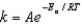 The Arrhenius equation,   expresses the dependence of the rate constant on the reaction temperature.The slope of a plot of ln(k) versus 1/T is equal to A)    B)    C)    D)    E)   