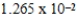What is the reaction quotient (Q) for the equilibrium ​ TlSCN(s)    Tl<sup>+</sup>(aq) + SCN<sup>-</sup>(aq)  ​ When 0.1837 L of   M Tl<sup>+</sup> is combined with 0.1335 L of   M SCN<sup>-</sup> in the presence of an excess of TlSCN(s) ? A)    B)    C)    D)    E)   