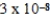 What is the equilibrium pH of an initially 4.4 M solution of hypochlorous acid,HOCl,at 25°C (K<sub>a</sub> =   ) ? A) 3.44 B) 7.37 C) 10.41 D) 10.71 E) 4.08
