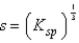 What is the relationship between molar solubility (s) and Ksp for calcium fluoride? A)    B)    C)    D)    E)   